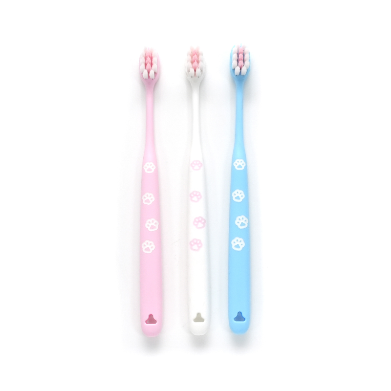 PP/TPE Cat-Claw Style Palpate Ultra-fine Soft PBT Bristle Children's Deep Purgatio Toothbrush